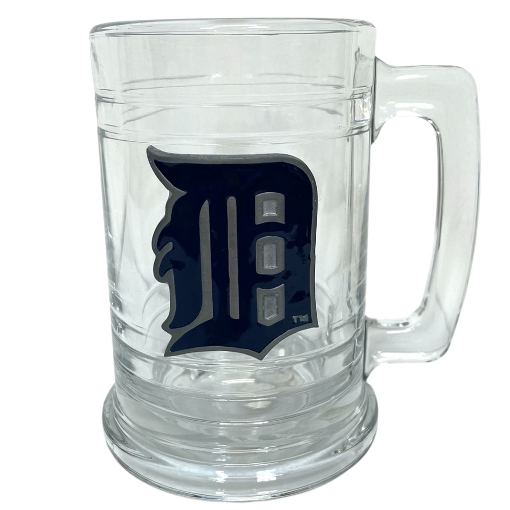Detroit Tigers Glass Mug Beer Stein